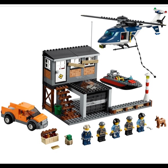 lego city helicopter arrest